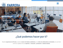 Tablet Screenshot of farrera.com.mx